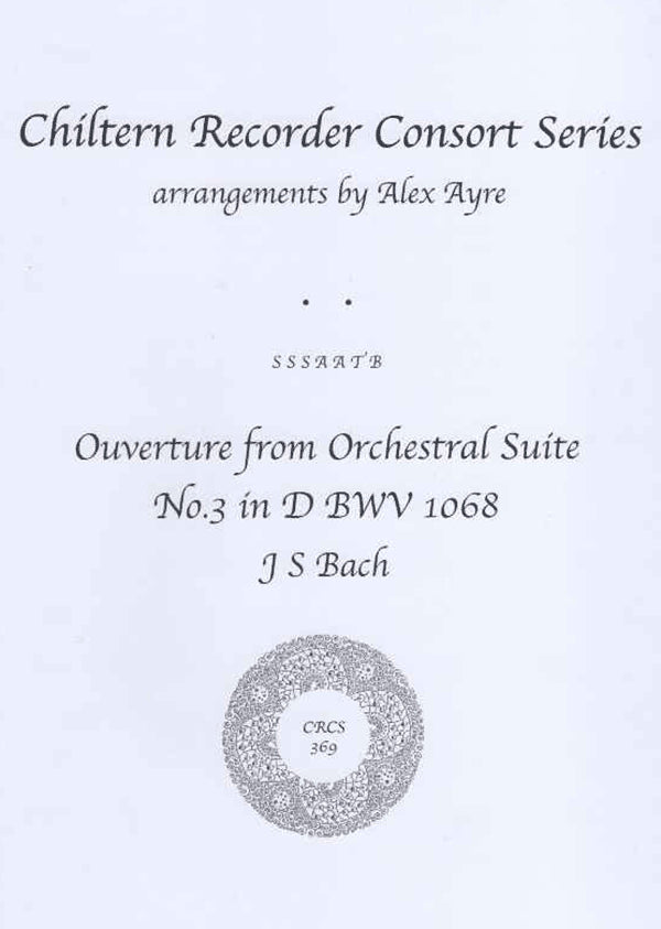 Ouverture from Orchestral Suite No3 in D BWV 1068