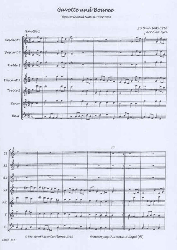Gavotte and Bouree