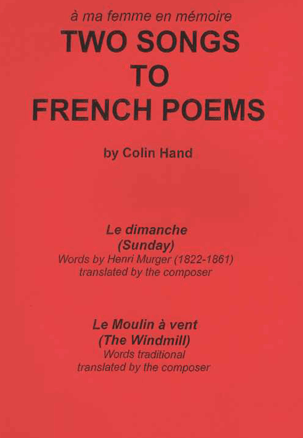 Two Songs to French Poems
