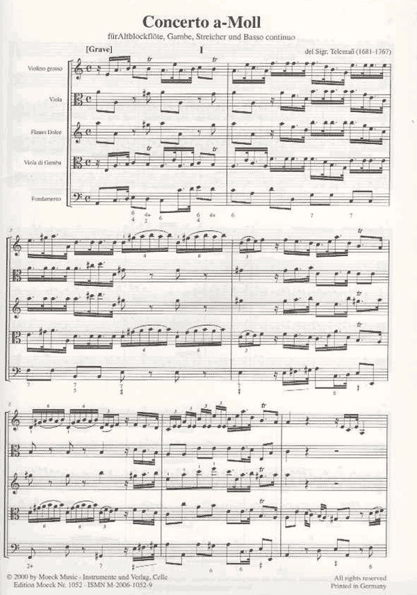 Concerto in A Minor