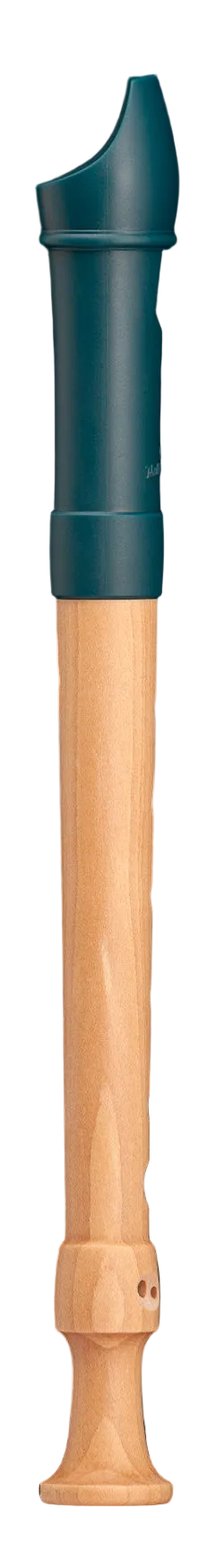 'Fipple' Descant Recorder, Maple body/ Sea-Blue Plastic headjoint