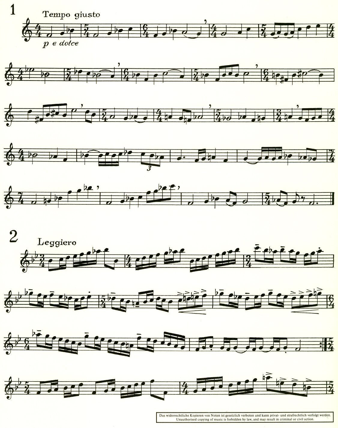 Modern Exercises for Treble Recorder