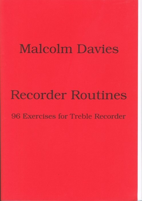 Recorder Routines: 96 exercises