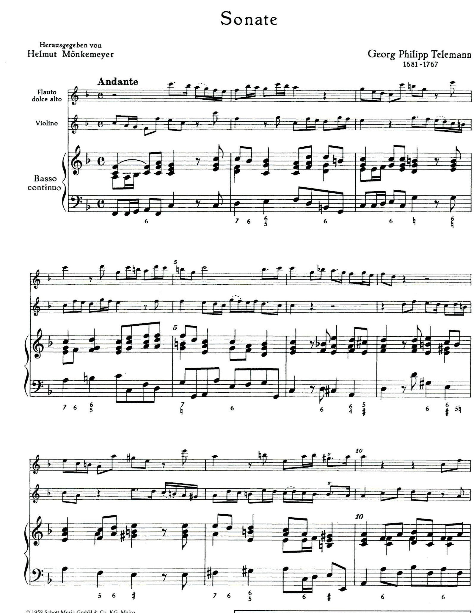 Sonata in F Major