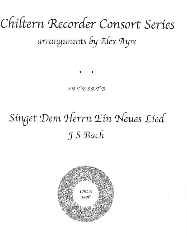 Singet Dem Herrn Ein Neues Lied