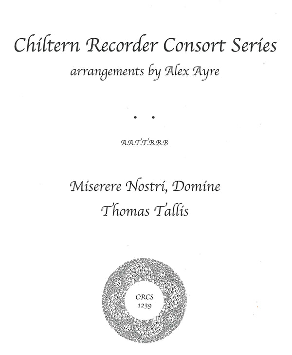 Miserere Nostri, Domine