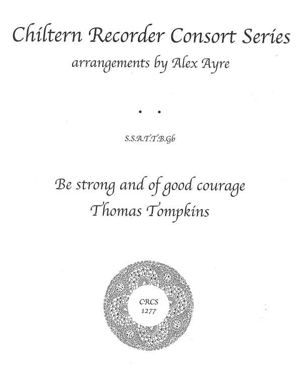 Be strong and of good courage