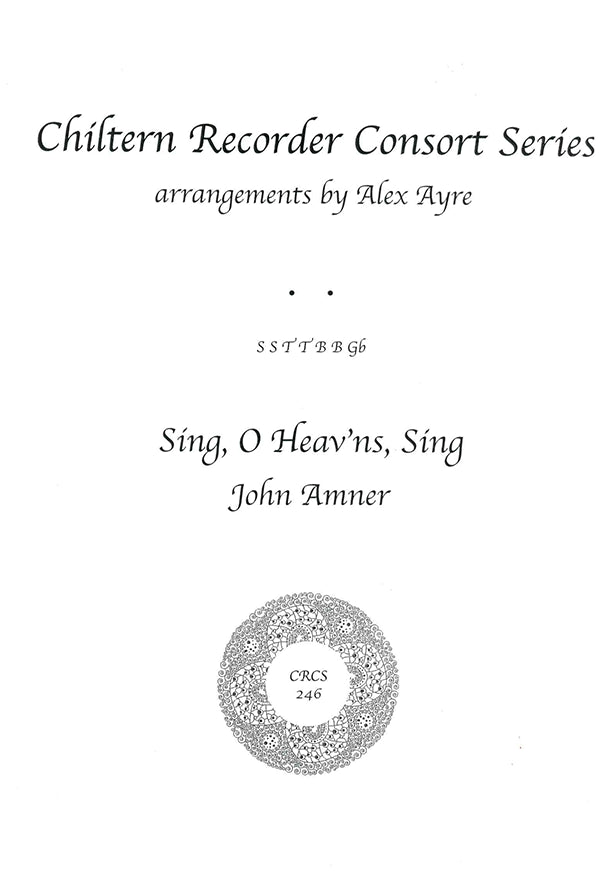 Sing, O Heav'ns, Sing