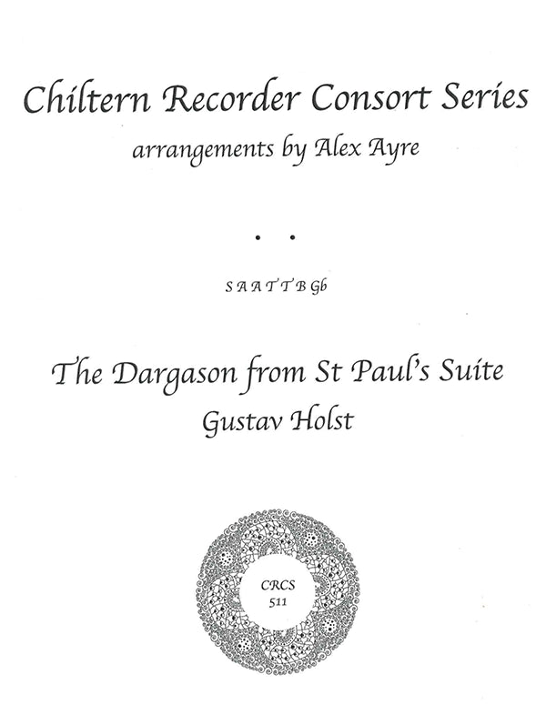 The Dargason from St Paul's Suite