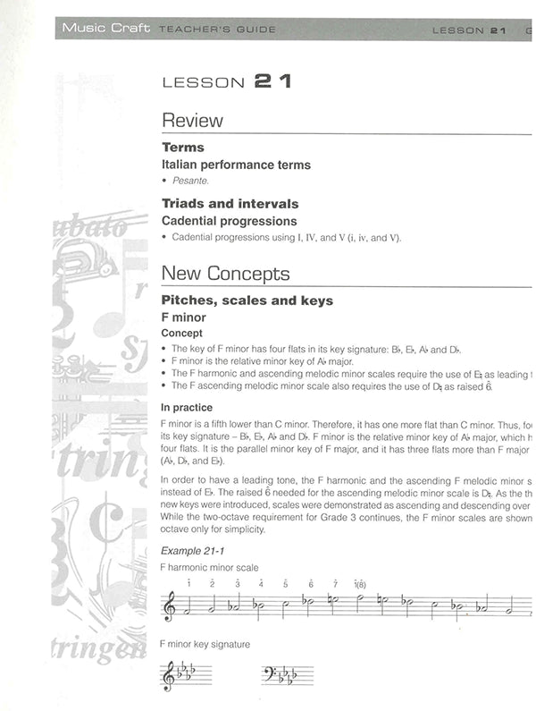 Music Craft Teacher's Guide 3 B