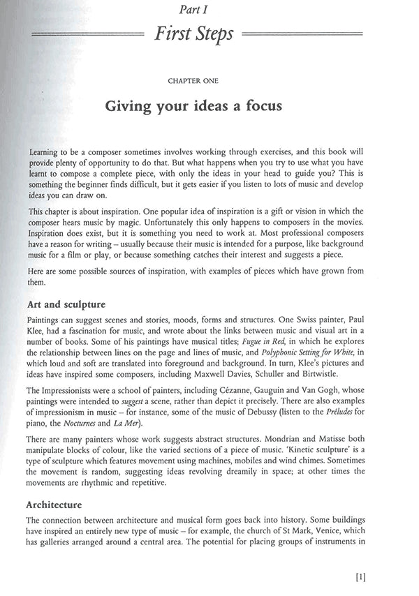 The Composer's Handbook Volume 1