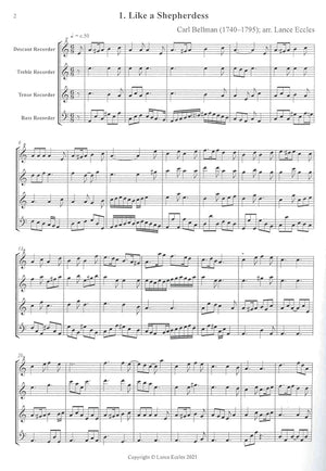 Five Swedish Drinking Songs of the 18th Century