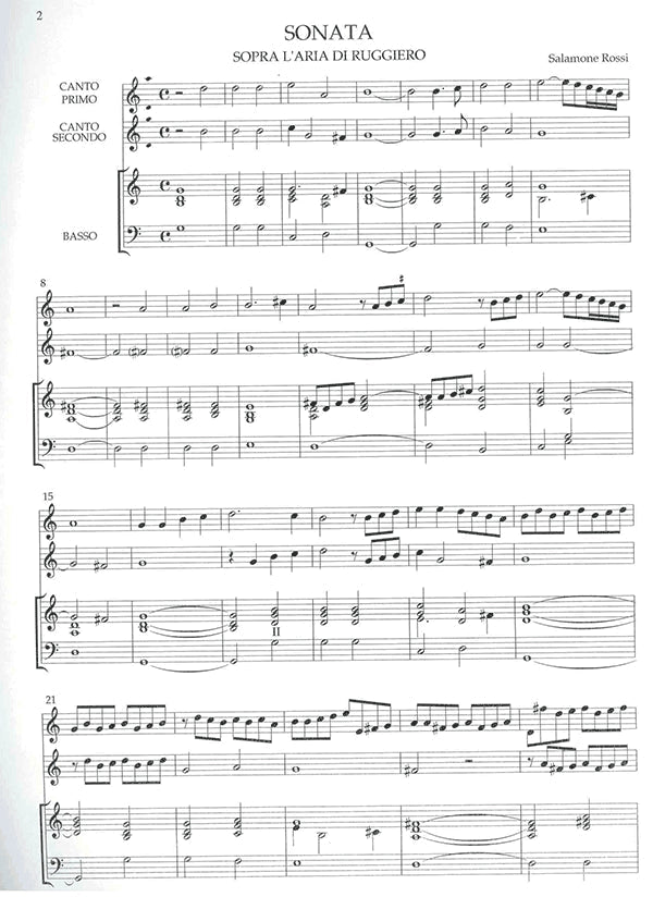 Sonata Sopra L'Aria di Ruggiero (Terzo Libro)