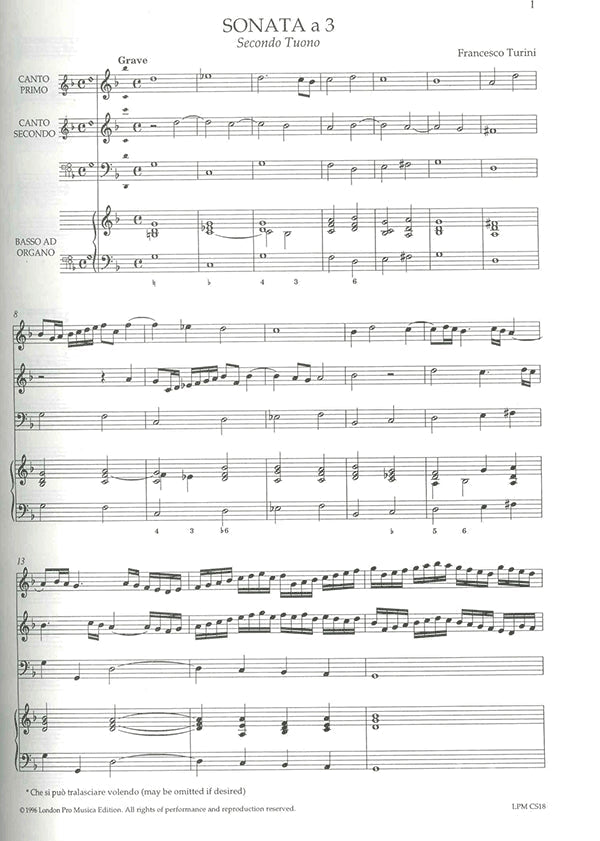 Sonata a 3 Secondo Tuono