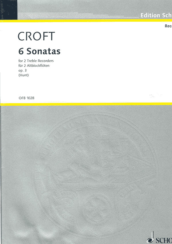 Six Sonatas Op 3