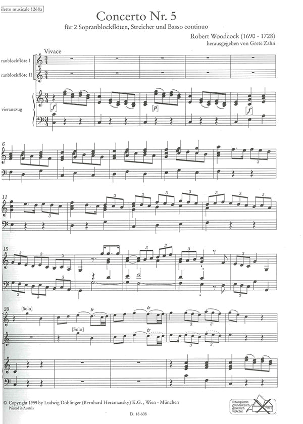 Concerto No 5 in C Major