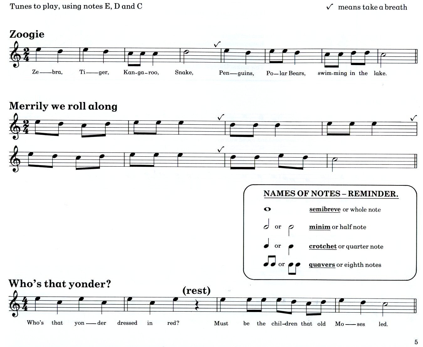 Treble Recorder from the Beginning