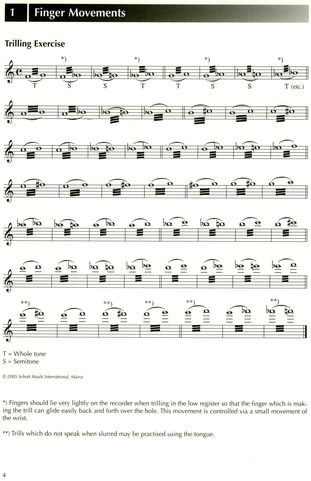 Advanced Recorder Technique: The Art of Playing the Recorder Vol 1: Finger and Tongue Technique