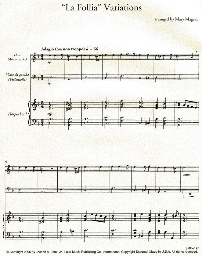 La Follia Variations
