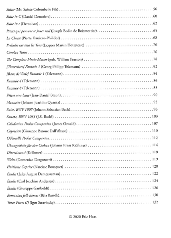 Bass Recorder Solo Book - Music from the 13th to the 21st centuries