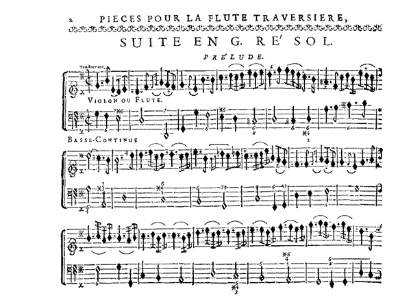 Pieces pour la flute traversiere qui peuvent aussi se jouer sur le violon premier livre