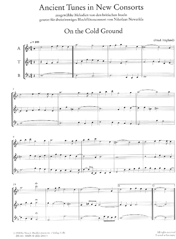 Ancient Tunes in New Consorts