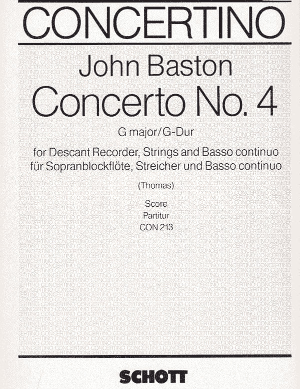 Concerto no 4 in G Major
