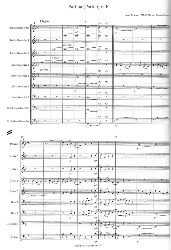 Parthia (Partita) in F