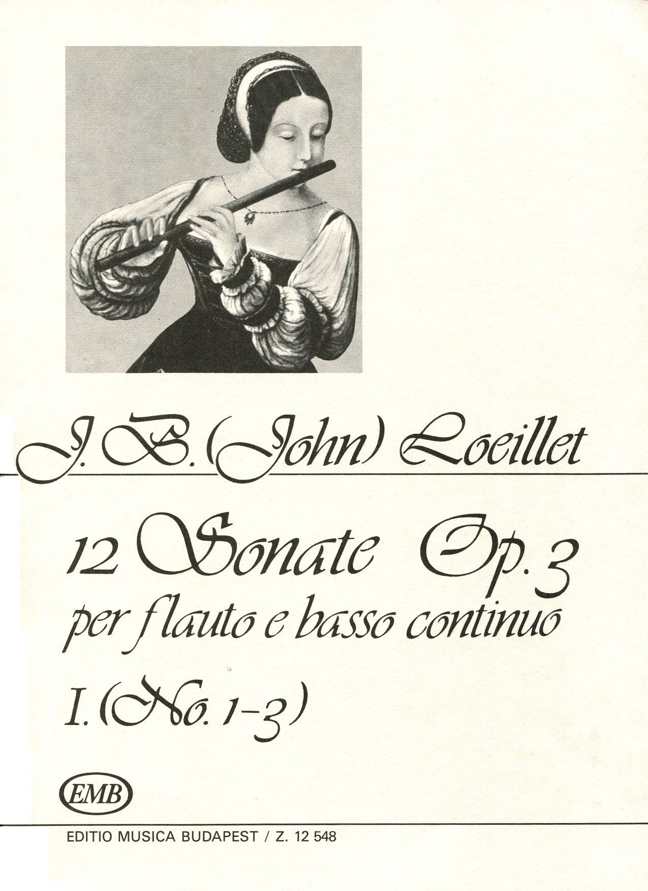 12 Sonatas Op 3, Volume 1, No 1-3