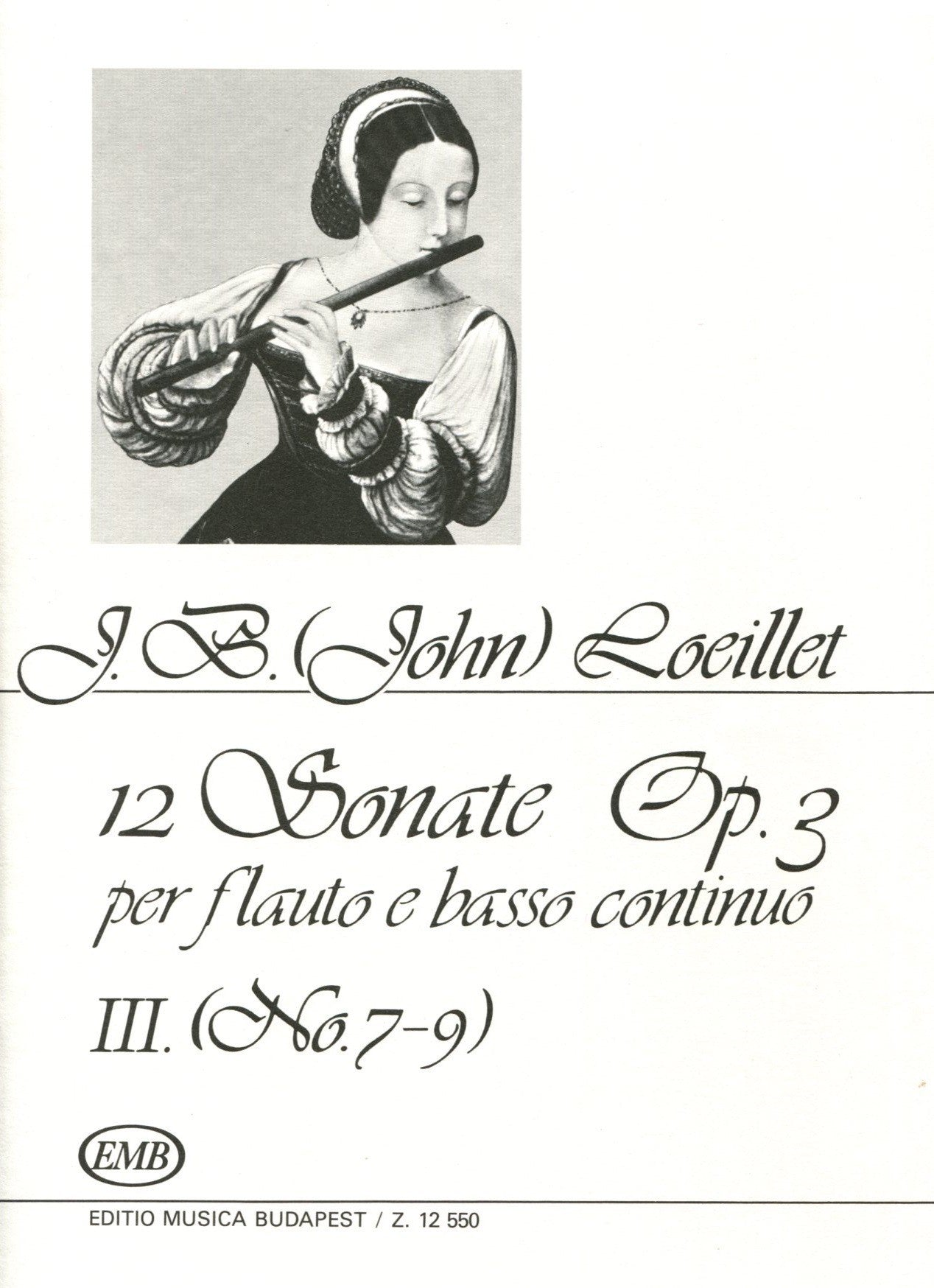 12 Sonatas Op 3, Volume 3, No 7-9