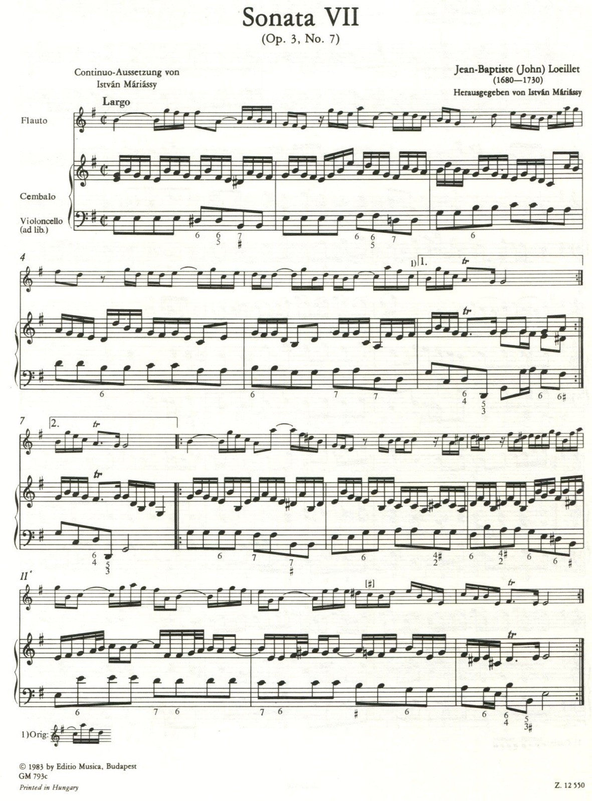 12 Sonatas Op 3, Volume 3, No 7-9