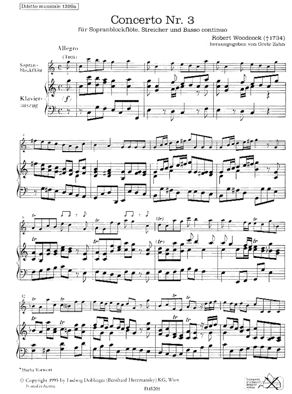 Concerto No 3 in C Major