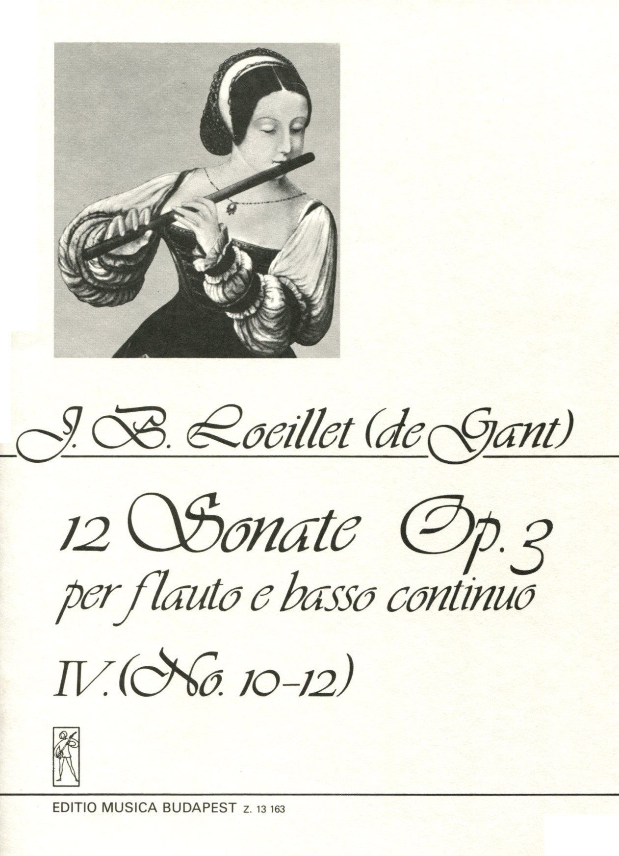 12 Sonata Op 3, Volume 4, No 10-12