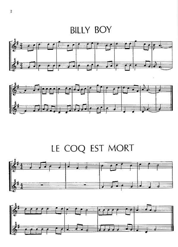 First Duets for Soprano Recorders