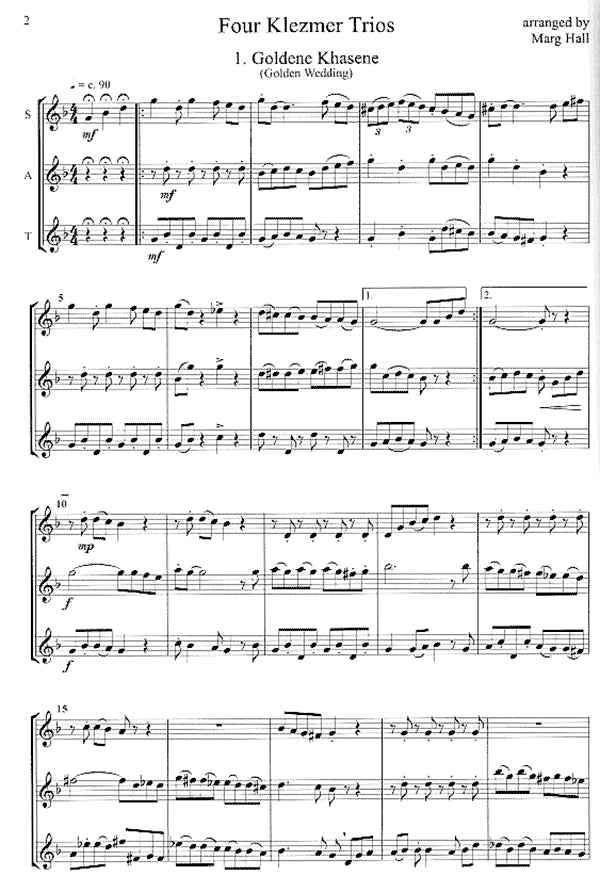 Four Klezmer Trios
