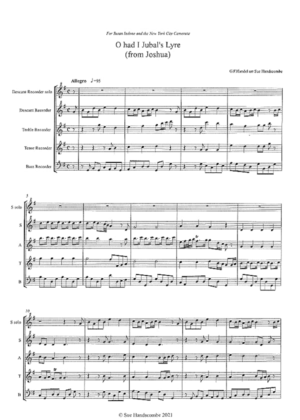 Two Handel arias
