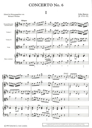 Concerto no. 6 in D Major