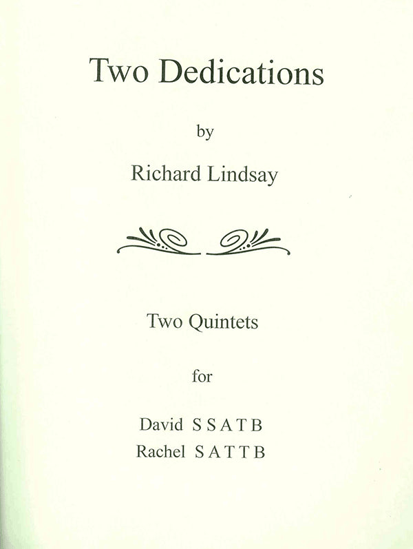 Two Dedications