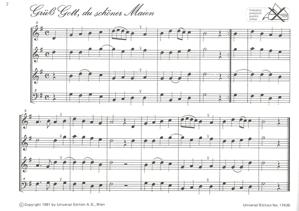 Spring Songs (Frühlingslieder)