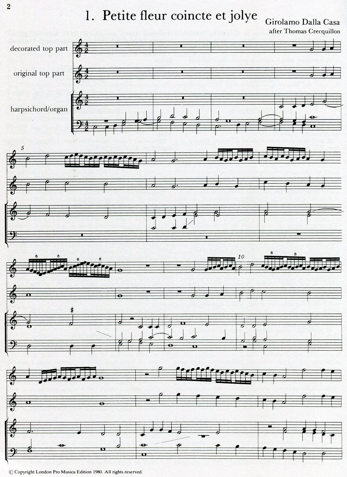 Divisions on Chansons I