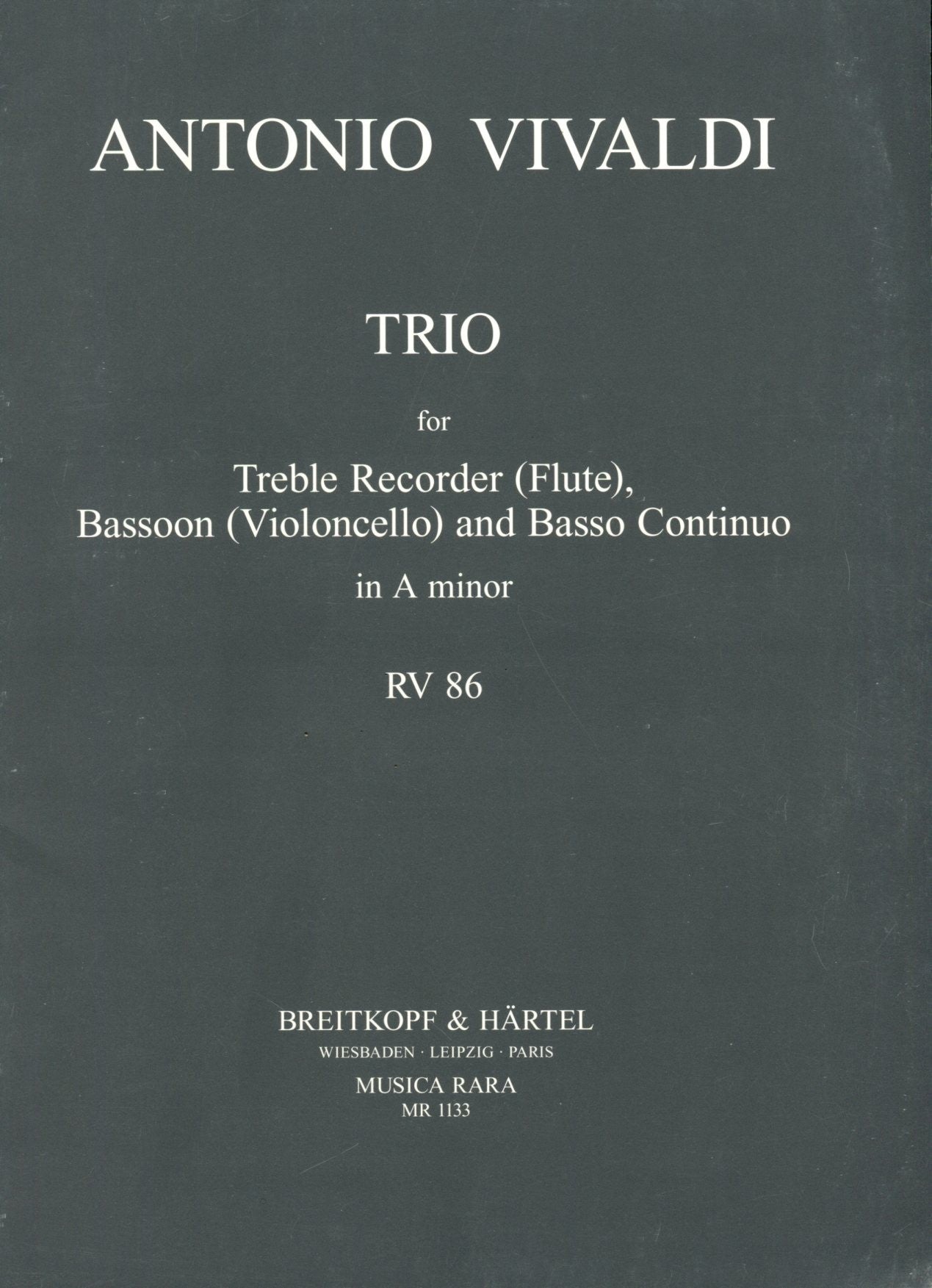 Trio in a minor RV 86
