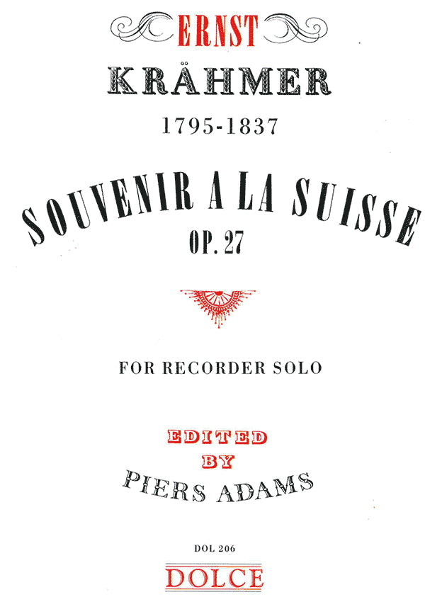Souvenir a la Suisse, Op 27