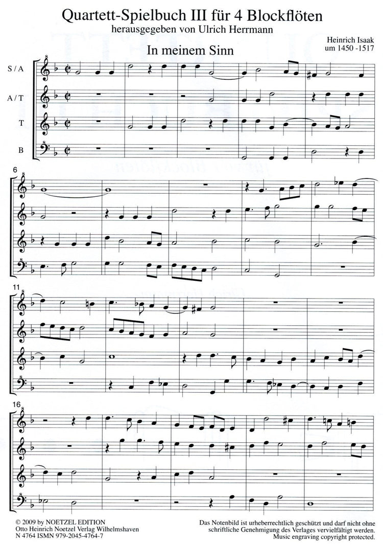 Quartet Spielbuch 111