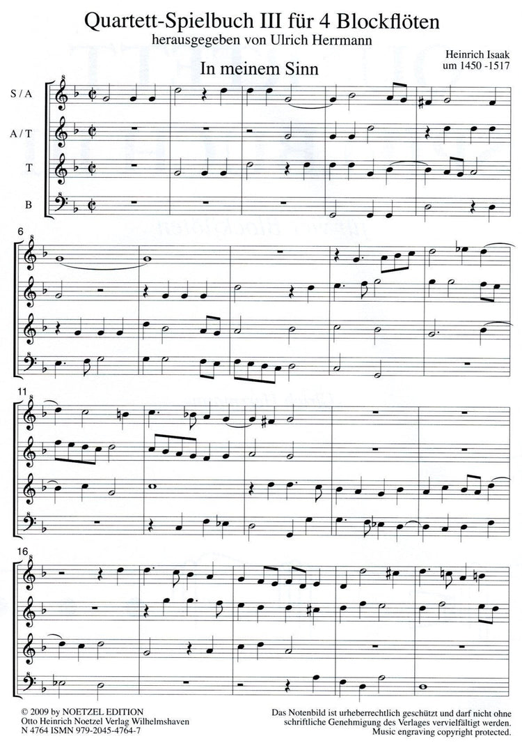 Quartet Spielbuch 111