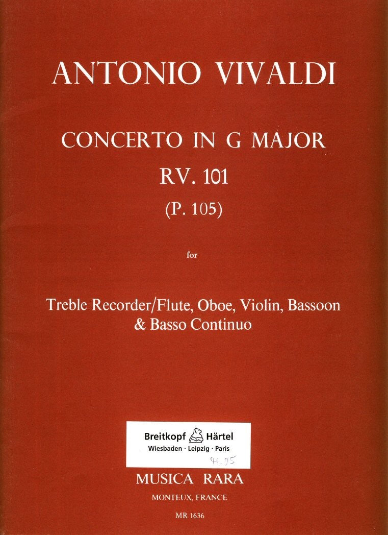 Concerto in G Major RV101