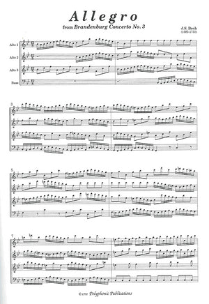 Allegro from Brandenburg Concerto No 2