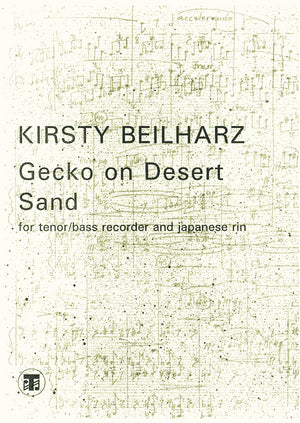 Gecko on Desert Sand