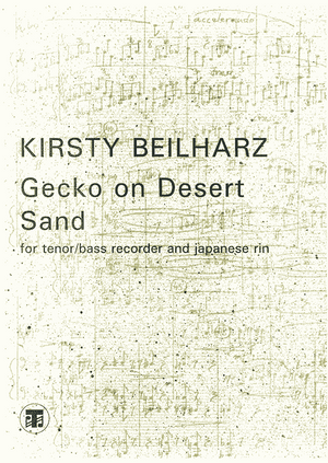 Gecko on Desert Sand
