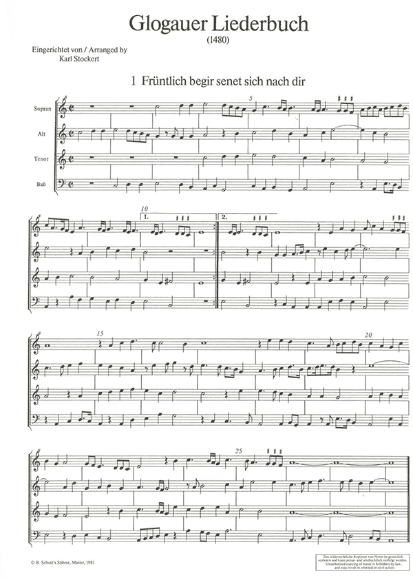 Glogauer Liederbuch