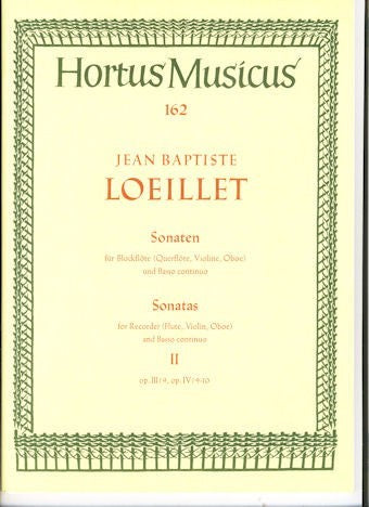 Sonatas, Vol II, Op III/9, OpIV/9-10